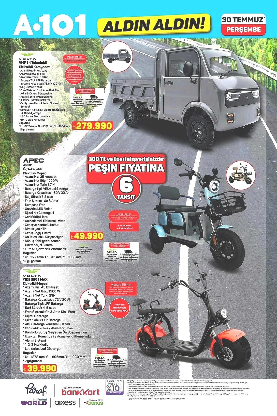 30 TEMMUZ A101 ALDIN ALDIN AKTÜEL KATALOĞU