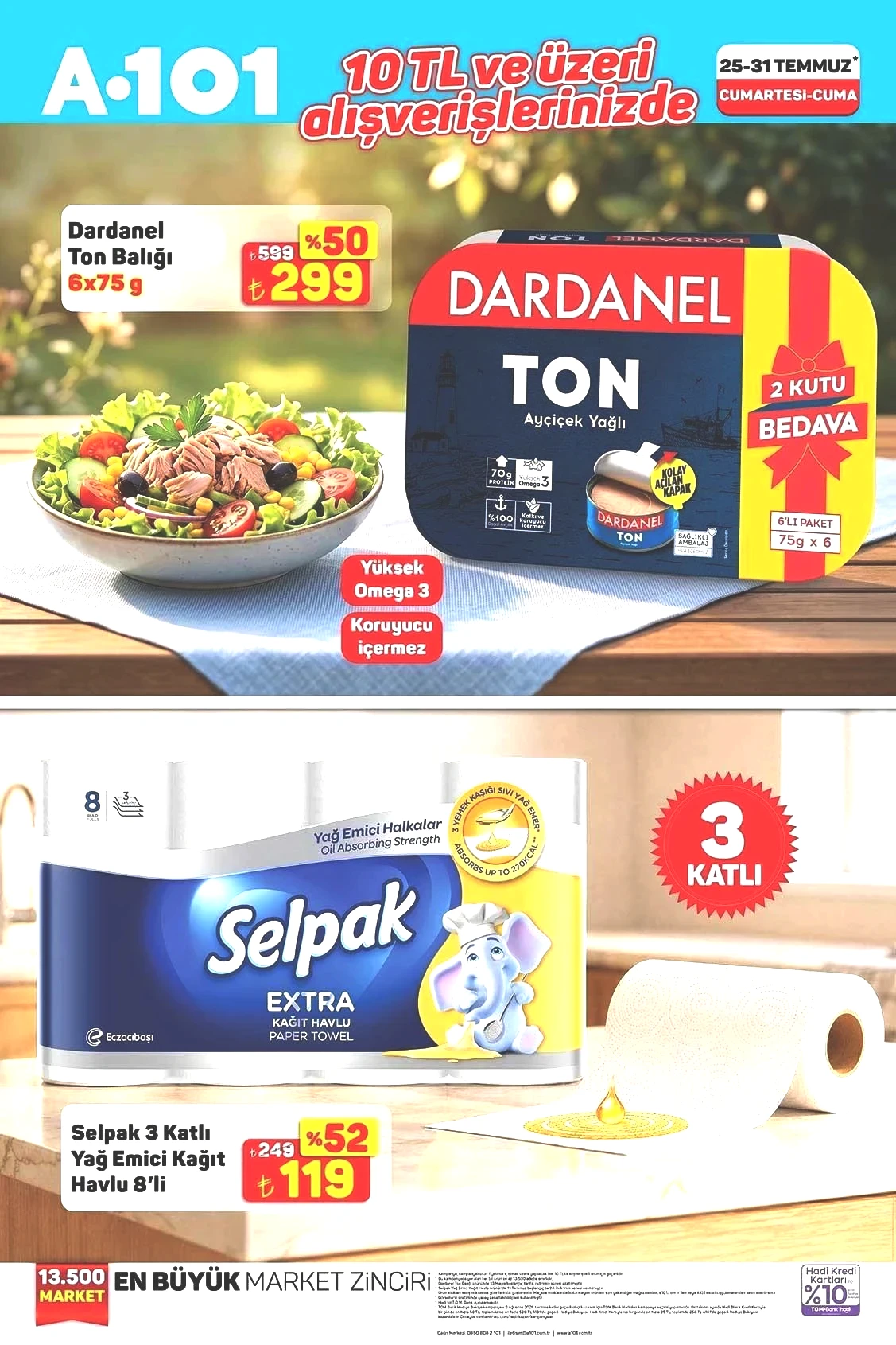 10 TL ÜZERİ ALIŞVERİŞLERDE GEÇERLİ