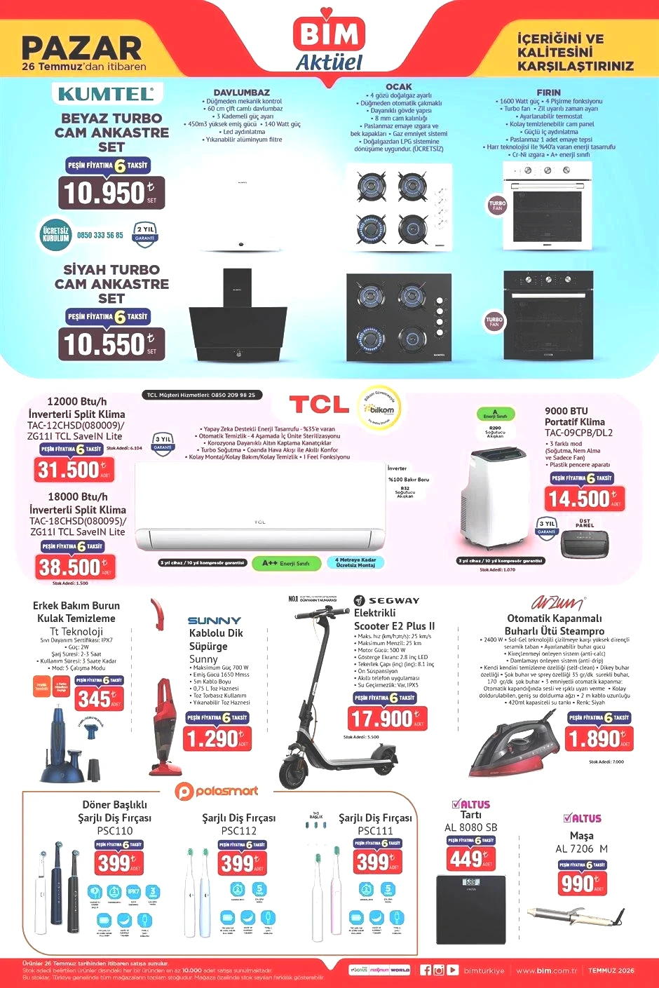 26 TEMMUZ PAZAR BİM ELEKTRONİK-OYUNCAK AKTÜEL KATALOĞU 26 TEMMUZ PAZAR BİM ELEKTRONİK-OYUNCAK AKTÜEL KATALOĞU
