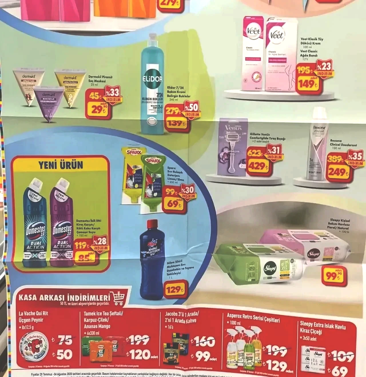 29 Temmuz- 4 Ağustos ŞOK Aktüel Ürünler Kataloğu 2026! Plaj/yazlık ürünler, televizyon, saklama kabı, klima çeşitleri ve televizyon geliyor